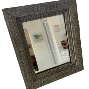 Shabby Chic Vintage‎ Gesso Frame Mirror With Stand